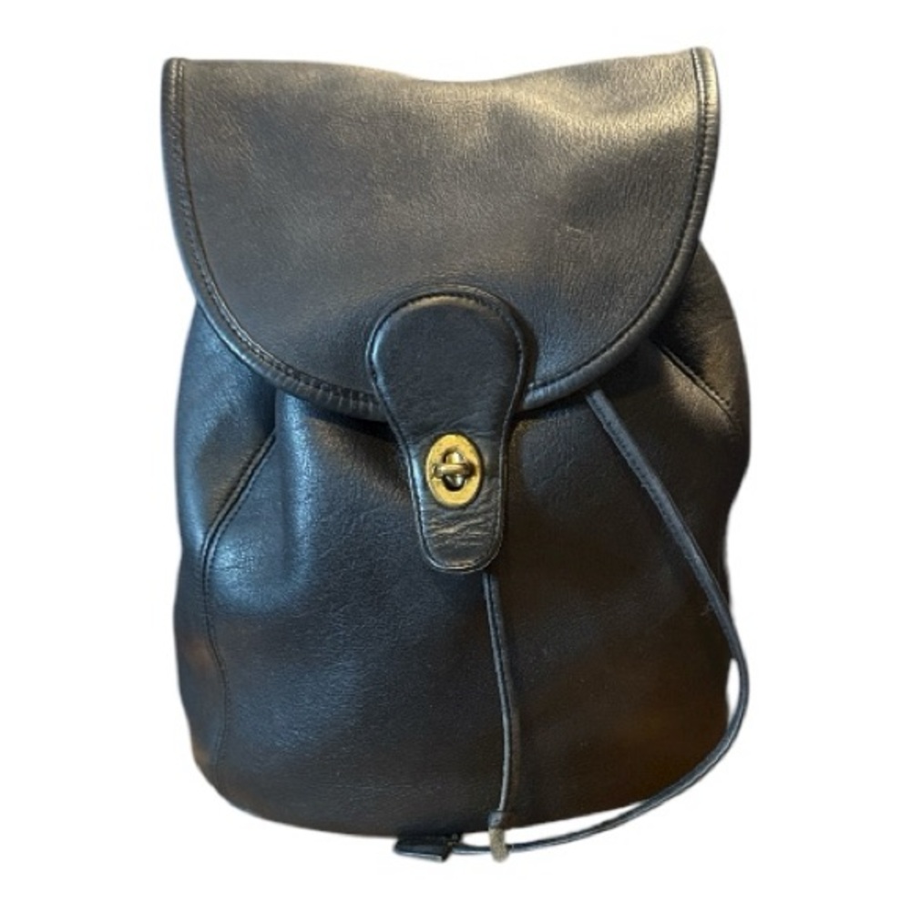 Coach Vintage XL Unisex Leather Classic
Drawstring Backpack Rucksack 9943 - Picture 4 of 7
